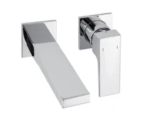 SAPHO DIMY podomítková dvouprvková umyvadlová baterie, chrom