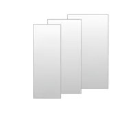 Mistica pevný díl skleněný, 100x190 cm, sklo Chinchilla 6 mm, rámový - chrom ALU Mistica pevný díl skleněný, 100x190 cm, sklo Chinchilla 6 mm, rámový - chrom ALU