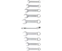 BGS Klíče očkoploché extra krátké, 10 dílů sada (1)