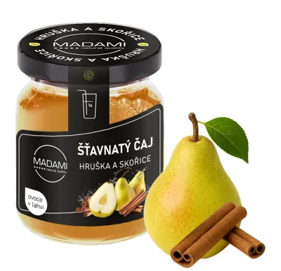MADAMI s.r.o. Šťavnatý čaj Madami Hruška a skořice 55g