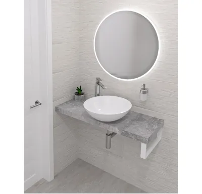 SAPHO AVICE deska pod umyvadlo 120x36cm, tl.5cm, cement