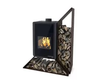 HS Flamingo Krbová kamna FLAMINGO DELUXE ® KAMPA pravá, hnědá - sametová