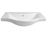 AQUALINE ZARA 65 keramické umyvadlo nábytkové 64,5x46cm, bílá (6)