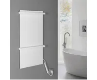 SAPHO ELMIS elektrický sušák ručníků 400x800 mm, 120 W, hliník, bílá mat (3)