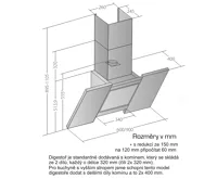 CATA Odsavač par EMPIRE VIP KD 521090 + DÁLKOVÉ OVLÁDÁNÍ (3)