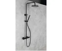 SAPHO MIA sprchový sloup s pákovou baterií, černá mat (4)