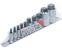 BGS Hlavice zástrčné imbus M4-M19, extra krátké, 10 dílů (3)