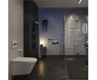 MEREO Závěsné WC s integrovaným elektronickým bidetem, RIMLESS, keramické, vč. sedátka (12)