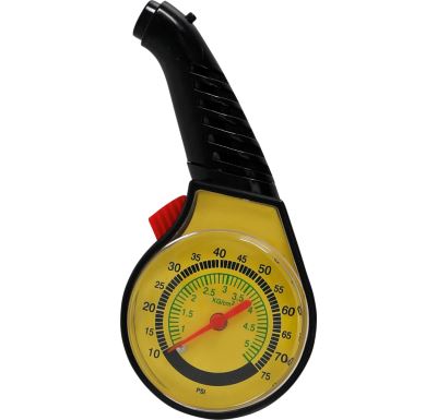 BGS Měřič tlaku v pneumatikách, 10 - 75 Psi, 0 - 5,5 Bar