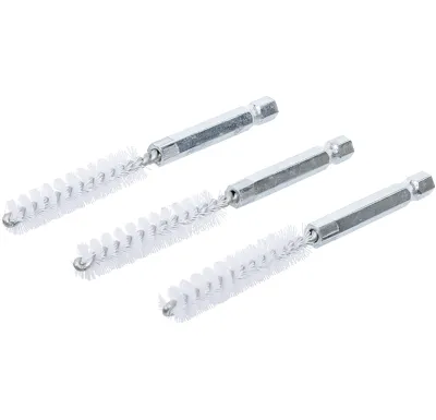 BGS Kartáče nylonové, sada 3 ks , 10 mm, 6.3 mm (1/4") Drive, 3 pcs.