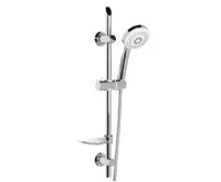 AQUALINE SUNRA sprchová souprava s mýdlenkou, posuvný držák, chrom AQUALINE SUNRA sprchová souprava s mýdlenkou, posuvný držák, chrom