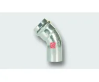 C-STEEL lisovací koleno MxF 45° -108 vnitřní - vnější, uhlíková ocel C-STEEL lisovací koleno MxF 45° -108 vnitřní - vnější, uhlíková ocel