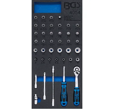 BGS Modul - gola sada 1/4", sada 41 dílů