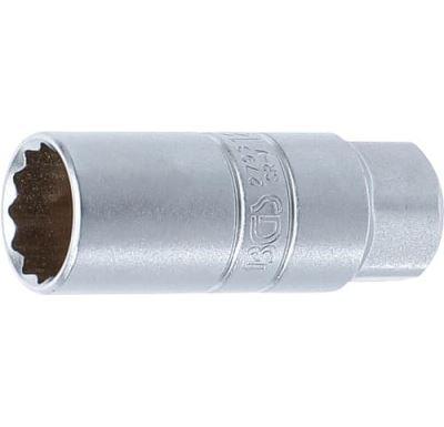 BGS Nástrčná hlavice na zapalovací svíčky, dvanáctihranná | 10 mm (3/8") | 18 mm - BGS 2793