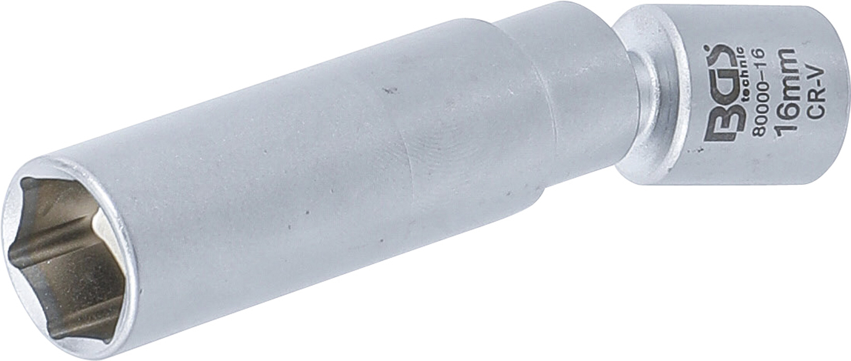 Bgs kloubová hlavice na žhavicí a zapalovací svíčky, 10 mm (3/8"), 16 mm - bgs 80000-16