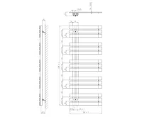 SAPHO SILVANA otopné těleso 500x1236mm, pískovec (7)