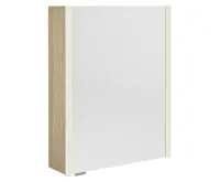 SAPHO ALIX galerka s LED osvětlením 56x70x17,5cm, levá/pravá, jilm bardini