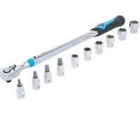 BGS Sada momentových klíčů,  12,5 mm (1/2"),  40 - 200 Nm,  11dílná - BGS 2865 BGS Sada momentových klíčů,  12,5 mm (1/2"),  40 - 200 Nm,  11dílná - BGS 2865