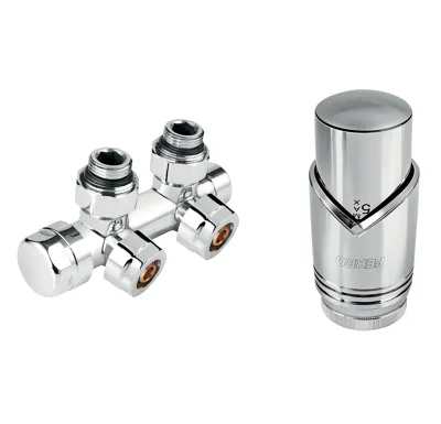 NOVASERVIS Sada na otopná tělesa se středovým připojením, rohová - ZTD30CR