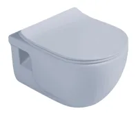 SAPHO BRILLA WC sedátko, SLIM, Soft Close, světlá modrá mat (2)