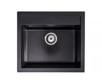 GRANISIL ELDOS 560 Granitový dřez, černý (1)