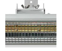 Ohřívač terasy | 2000 W | 9 Nastavení Teploty | Na zeď | IP65 | Hliník (10)