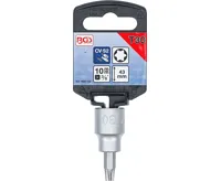 BGS Nástrčná hlavice pro povolení poškozených šroubů | vnitřní čtyřhran 6,3 mm (1/4") | pro de (1)