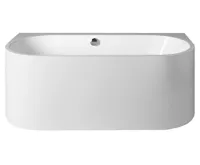 POLYSAN ASTRA DR MONOLITH nástěnná stojící vana 160x75x60cm, bílá (3)