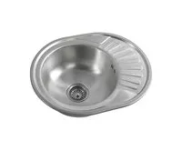 AQUALINE Nerezový vestavný dřez s odkapem 57x18x45cm (1)