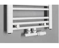 BRUCKNER ALBRECHT otopné těleso 400x1250 mm, středové připojení, bílá (3)