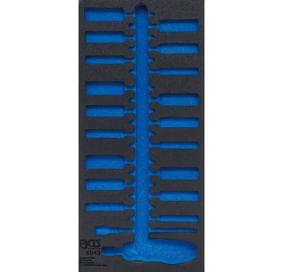 BGS Vložka do dílenského vozíku 1/3, prázdná, pro4043