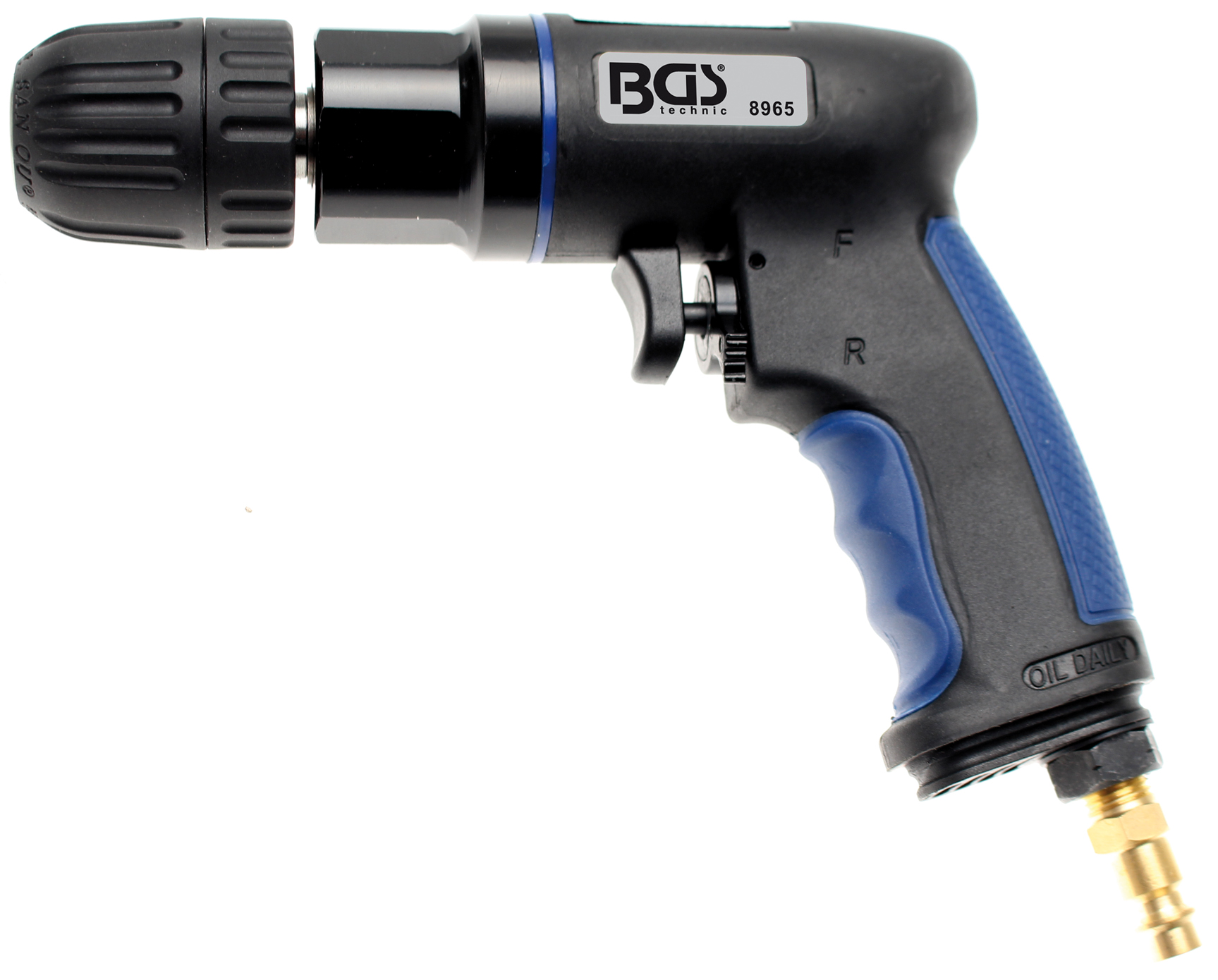 Bgs vrtačka pneumatická 10 mm, 6,2 bar, max 2200 ot./min