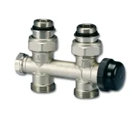 HM ventil - pro středové připojení 1/2&quot; x 3/4&quot; EK - přímé