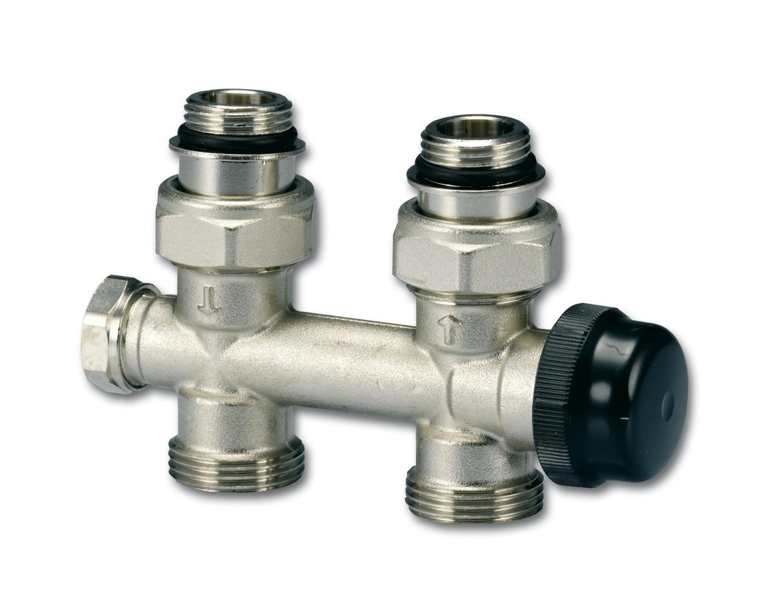 Hm ventil - pro středové připojení 1/2" x 3/4" ek - přímé
