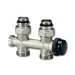HM ventil - pro středové připojení 1/2&quot; x 3/4&quot; EK - přímé