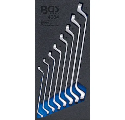 BGS Modul - klíče očkové vyhnuté 6-22 mm, 8 dílů