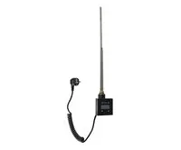 SAPHO KTX topná tyč s termostatem, 600 W, černá mat (1)