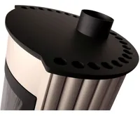 HS Flamingo Krbová kamna MASTERFLAMME ® Medie II, krémová (12)