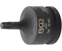 BGS Nástrčná hlavice silová, 20 mm (3/4"), T-profil (pro Torx) T45 BGS Nástrčná hlavice silová, 20 mm (3/4"), T-profil (pro Torx) T45