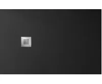 GELCO MITIA sprchová vanička z litého mramoru, obdélník 140x90cm, černá