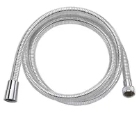 AQUALINE LASER plastová sprchová hadice, 150cm, chrom/bílá