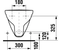 DEEP by JIKA Závěsný Bidet s otvorem pro baterii (s bočními otvory) (2)