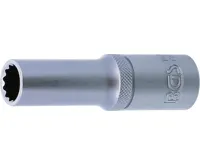 BGS Hlavice nástrčná, dvanáctihranná, prodloužená, 12,5 mm (1/2"), 12 mm BGS Hlavice nástrčná, dvanáctihranná, prodloužená, 12,5 mm (1/2"), 12 mm