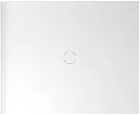 POLYSAN MIRAI sprchová vanička z litého mramoru, obdélník 110x90x1,8cm, levá, bílá