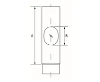 Almeva Trubka s čistícím otvorem o130/1000 mm (1)