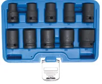 BGS Hlavice nástrčné 1/2" 10,0-24,0 mm, 13 dílů, tvrzené BGS Hlavice nástrčné 1/2" 10,0-24,0 mm, 13 dílů, tvrzené