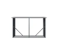 Přístřešek na dřevo plechový HESTIA AW-C antracit IWH-10230009 (1)