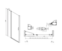 GELCO ONE sprchové dveře do niky 1200 mm, čiré sklo (5)