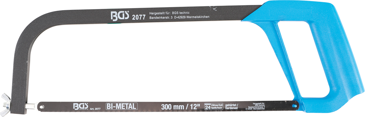 Bgs pila ruční na železo 300 mm, 2x stavitelný list