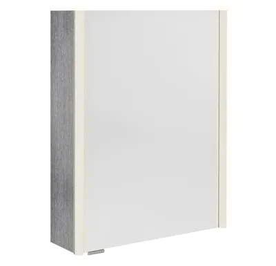 SAPHO ALIX galerka s LED osvětlením 56x70x17,5cm, levá/pravá, dub stříbrný
